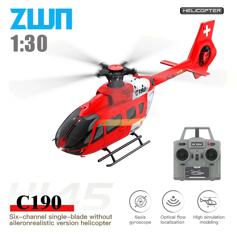 Rc Helicopter Case - C190 RC Вертолет 2,4G 6-Aixs Гироскоп