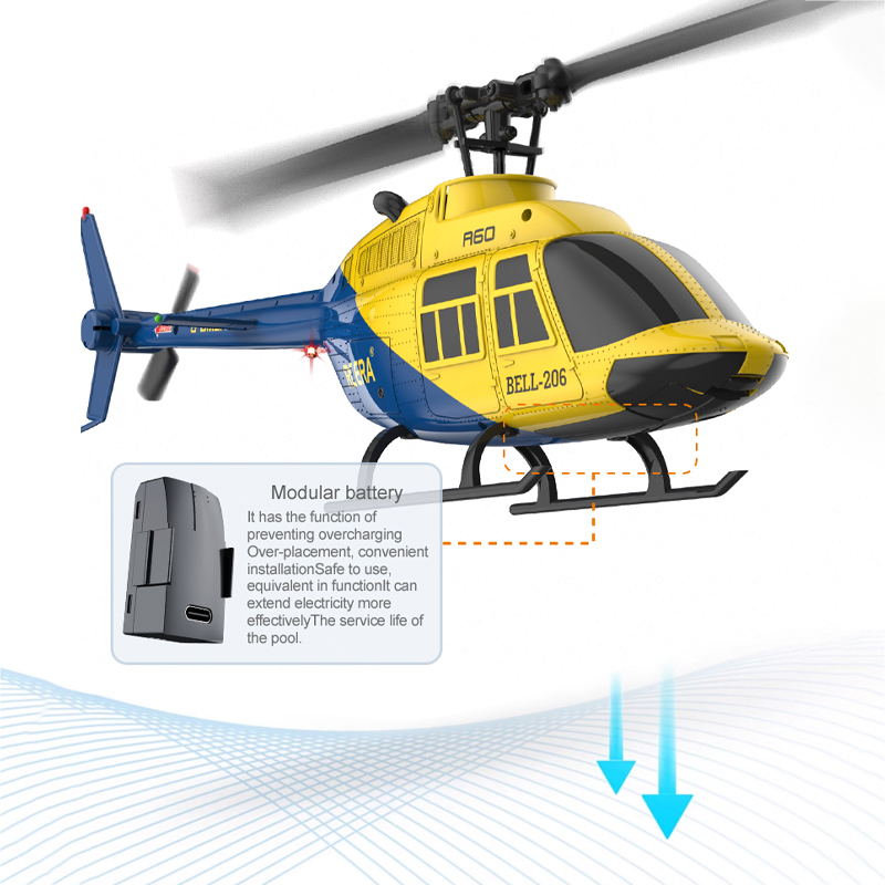 A60 RC Вертолет 2,4G 6-Aixs Ги – обзор и цена Rc Helicopter Case