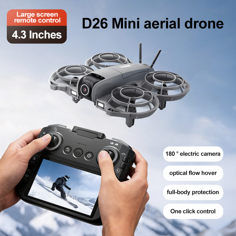 Дрон D26 4K Aerial HD 180 °    – обзор и цена Rc Helicopter Case