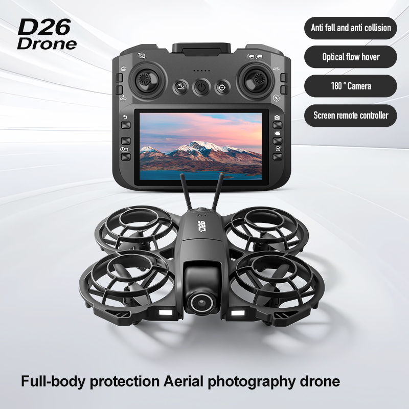 Дрон D26 4K Aerial HD 180 °    – обзор и цена Rc Helicopter Case