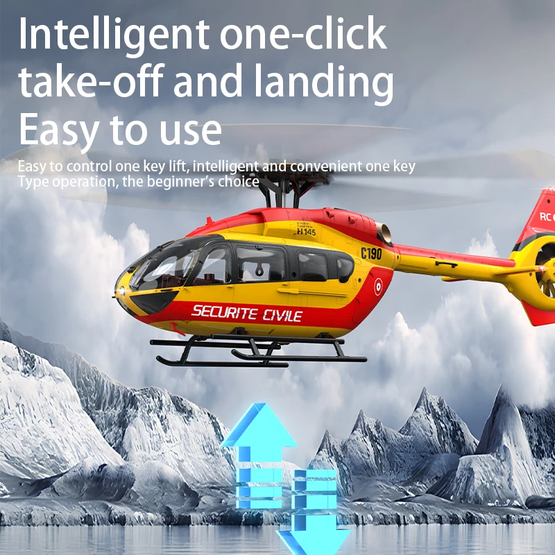 C190 RC Вертолет 2,4G 6-Aixs Г – обзор и цена Rc Helicopter Case